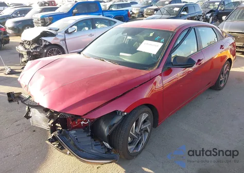 2025 Hyundai Elantra Sel Sport из США, поврежденный, VIN KMHLM4DGXSU948882